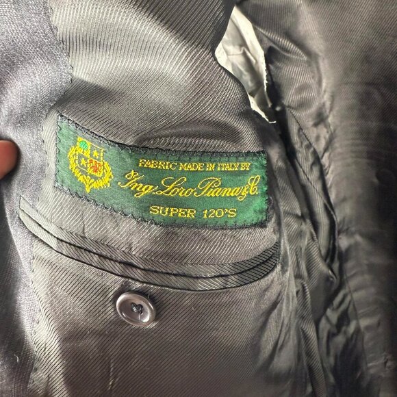Loro Piana Wool 3 Button Blazer Sport Coat Size 40 - Picture 4 of 11